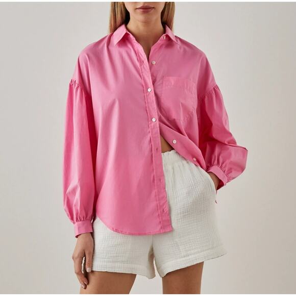 Rails Tops - Rails Janae Button-down Shirt | Womens S, Hot Pink